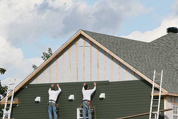 Professional Siding Repair technician working in Lincoln University, PA